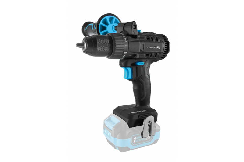 Högert Brushless accuschroevendraaier 18V per legno, metallo.