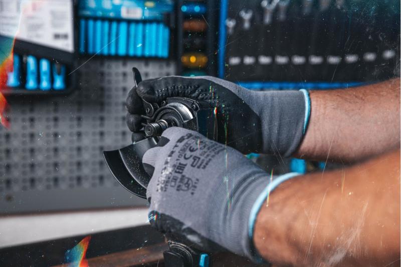 HÖGERT Smerigliatrice angolare senza fili 125MM 18V - senza batteria