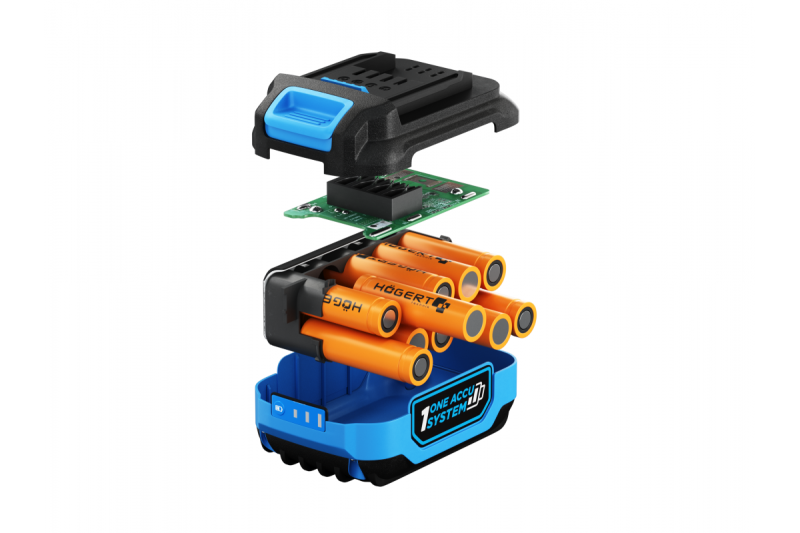 HÖGERT batteria ricaricabile 4,0 Ah 18 V