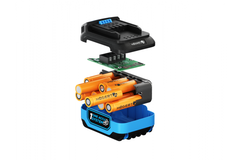 HÖGERT batteria ricaricabile 4,0 Ah 18 V