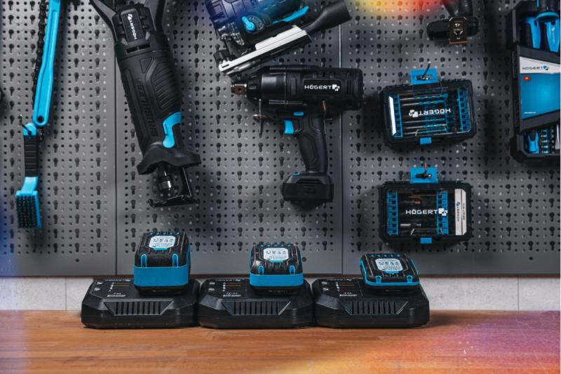 HÖGERT batteria ricaricabile 6,0 Ah 18 V