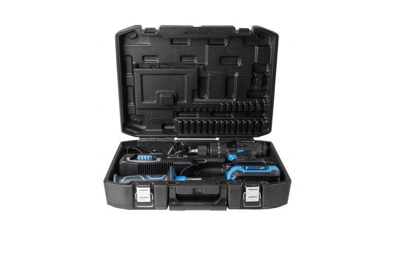 HÖGERT trapano a percussione a batteria, 18V per mattoni, pietra, legno, metallo e plastica.