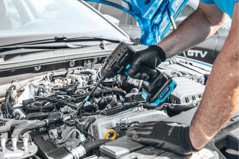 Set avvitatori ad impulsi HÖGERT 200 Nm 18V con motore brushless