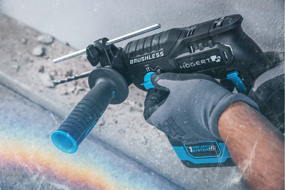 HÖGERT accutrapano set, 18V, OneAccuSystem, met batteria, caricabatterie in valigetta. - Productafbeelding 8