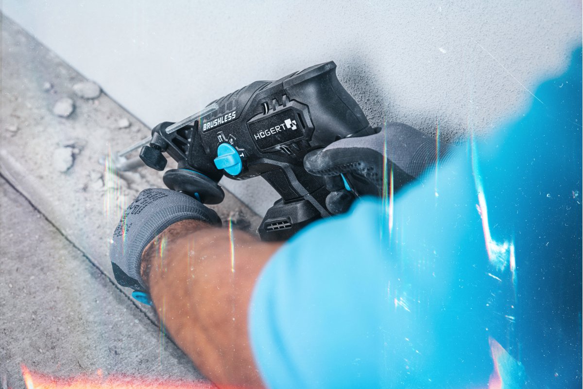 HÖGERT accutrapano set, 18V, OneAccuSystem, met batteria, caricabatterie in valigetta. - Productafbeelding 9