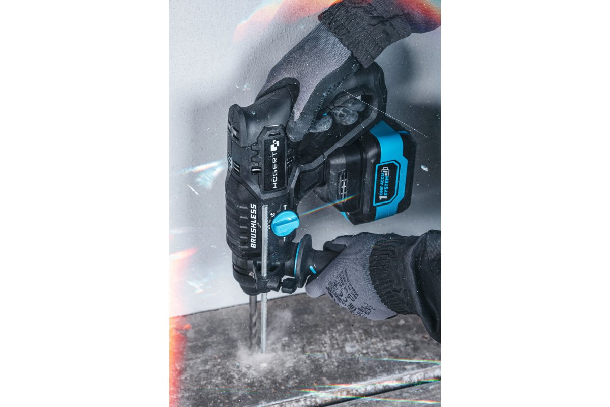 HÖGERT accutrapano set, 18V, OneAccuSystem, met batteria, caricabatterie in valigetta. - Productafbeelding 10