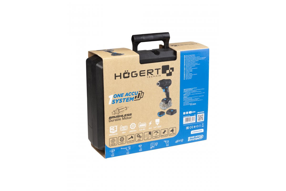 HÖGERT Ferro da stiro a batteria senza spazzole 18V, set con batteria, caricabatterie e accessori - Productafbeelding 7