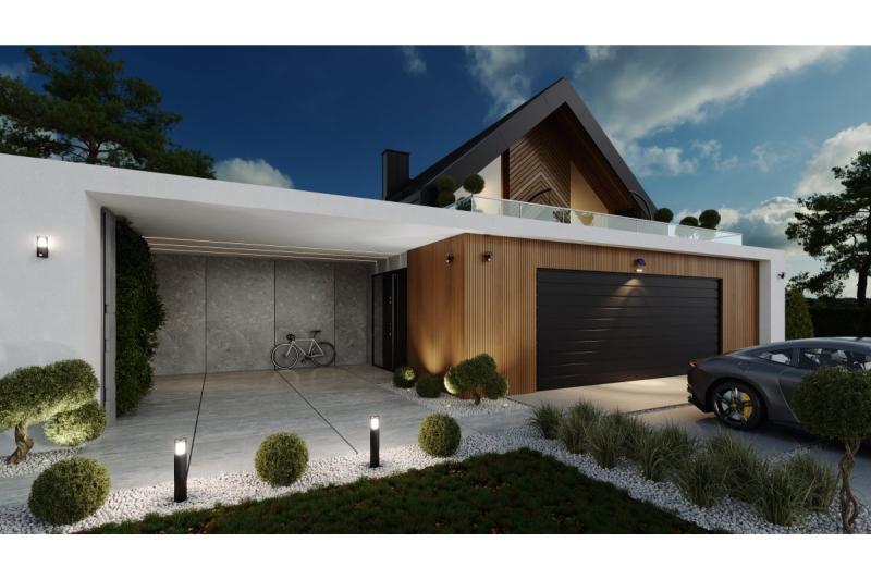 Luce solare da alluvione con sensore di movimento e crepuscolare GUARDOS, LED, 300lm, 6400K, 1200mAh, IP65, telecamera finta