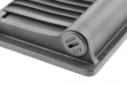 Luce solare allagamento LUMOS II, LED, 3000lm, 6400K, 2x2600mAh sostituibile, IP65, nero