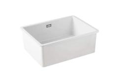 Ausmann Ceramic Ember Lavabo in Ceramica Bianca - Installazione Soprabanco e Sottopiano 54 x 40 cm 1208970508