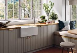 Ausmann Ceramic Haven Lavello in Ceramica Bianco - Installazione Soprapiano, Sottopiano e Filotop 595 x 455 mm 1208970513