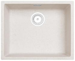 Zand Wit Crème Lavello 50x40 cm Sottopiano, Soprapiano e a Filo con Tappo Bianco 1208970546