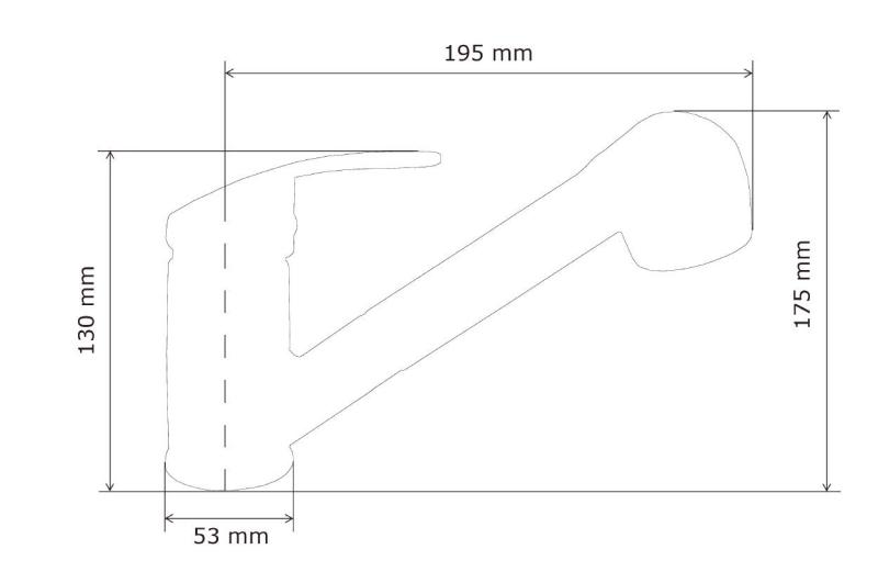 Graniteland Rhea Miscelatore da Cucina Bianco con Bocca Estraibile e Doccetta a Doppia Funzione 1208970714