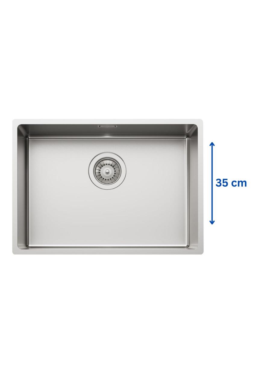 Foster L35 Speciale 35 cm lungo Lavello in Acciaio Inox 50 x 35 cm Sottopiano 1208970723