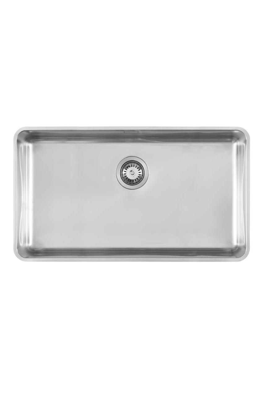 Foster Sotto Lavello in Acciaio Inox Grande 73 x 40 cm Sottopiano 1208953726