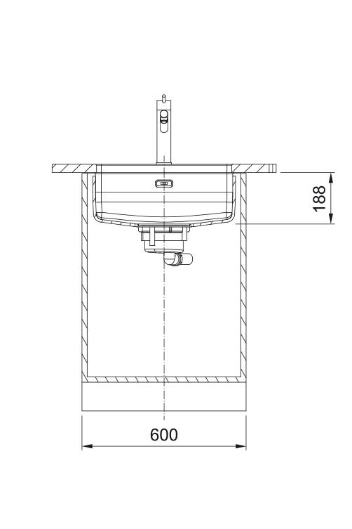 Franke Maris Quiet MQX 110.50 RVS Lavandino 50x40 cm Sottotop 122.0694.475