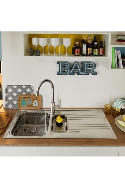 Franke Lina XL Rubinetto da cucina cromato con beccuccio girevole 115.0693.228