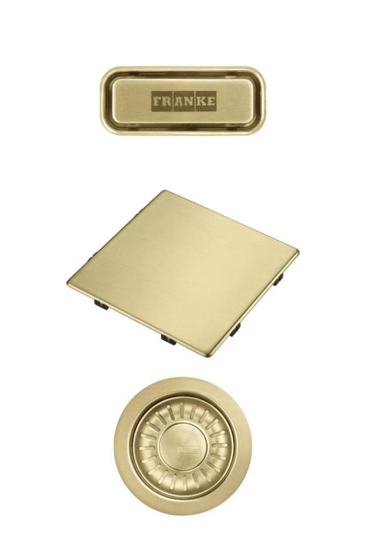 Set di colori Franke Kubus 2.0 Set di scarico Oro 1208970836