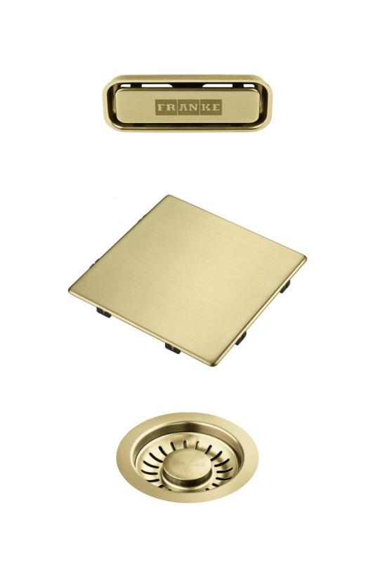 Set di colori Franke Kubus 2.0 Set di scarico Oro 1208970836
