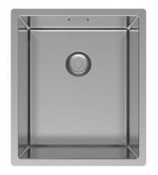 Pure.Sink Exclusivo Lavello in acciaio inossidabile 34x40 cm raggio 10mm da incasso, installazione a filo e sopraelevata PEX3440-02