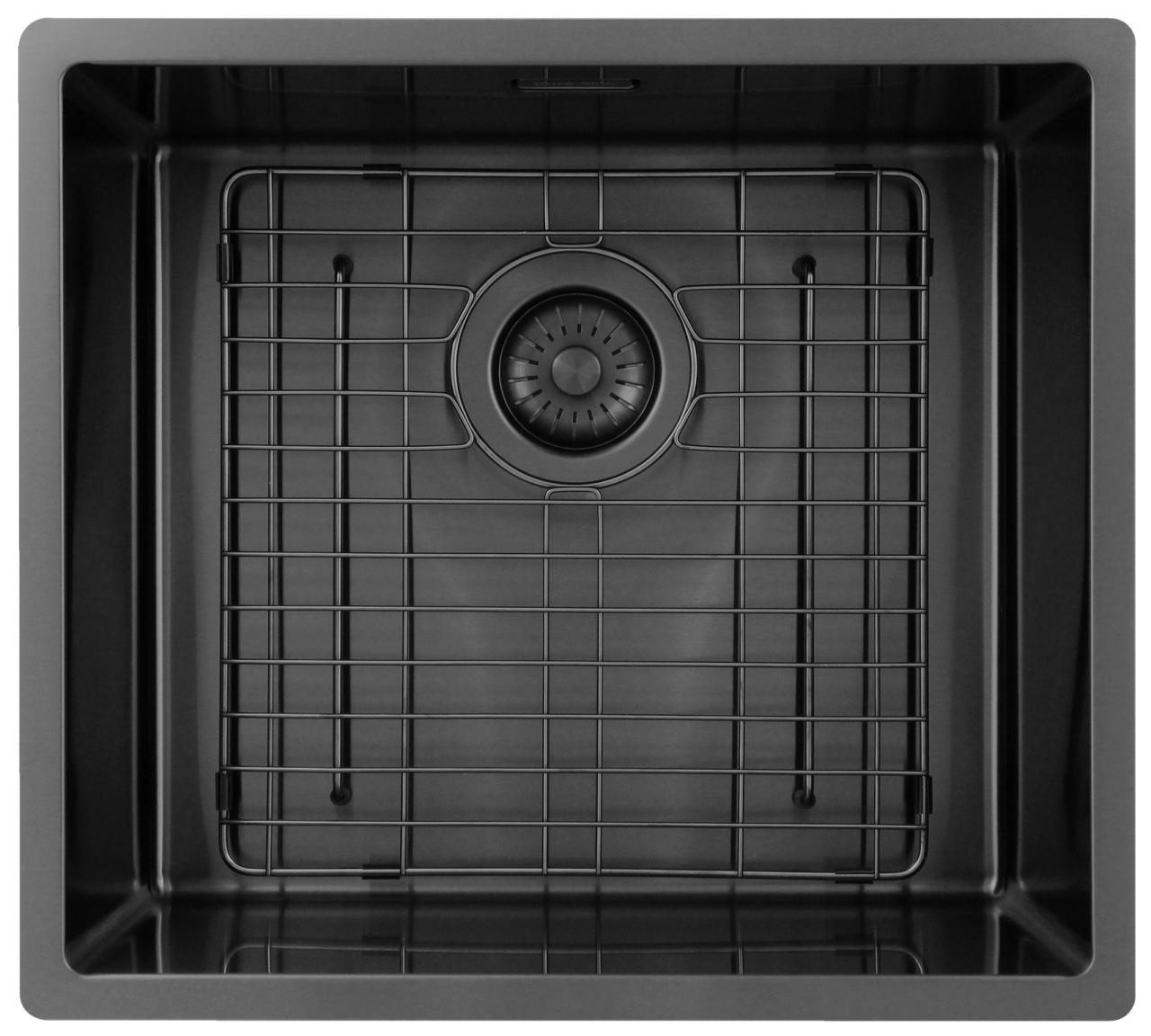 Pure.Sink Exclusivo Lavello iGun Metal 45x40 cm raggio 10mm sottotop, filotop e sopratop PEX4540-61 - Productafbeelding 5