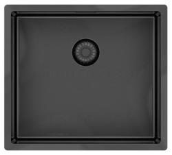 Pure.Sink Exclusivo Lavello in metallo canna di fucile 45x40 cm raggio 10mm sottotop, filotop e sopratop PEX4540-61