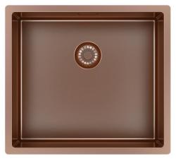 Pure.Sink Exclusivo Lavello in rame 45x40 cm raggio 10mm per sottotop, top piatto e sopraelevato PEX4540-62