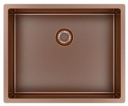 Pure.Sink Exclusivo Lavello in rame 50x40 cm raggio 10mm sottotop, filotop e sopratop PEX5040-62