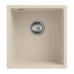 Graniteland Miniva Lavandino in granito Beige da incasso 385x410 mm 1208971451