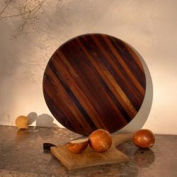 Woodsea Butcher Round - Tavola da Taglio Rotonda in Legno di Noce Ø50 cm 1208971533