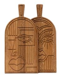 Maschera Woodsea Oak - Tagliere e vassoio in rovere 38x19 cm 1208971562