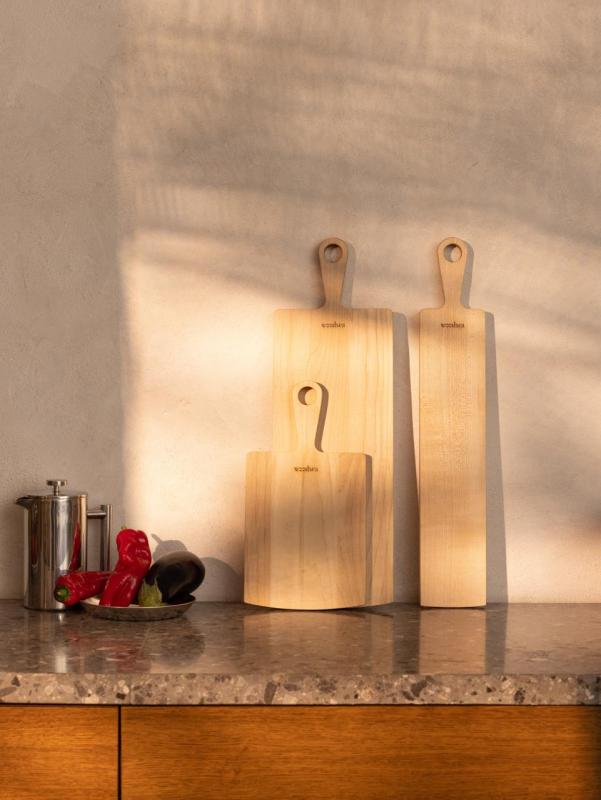 Woodsea Pine Natural M - Tagliere in legno di acero 20x62 cm 1208971573