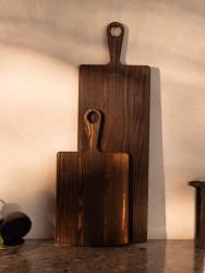 Woodsea Pine Burned M - Tagliere in legno di pino 20x62 cm 1208971576