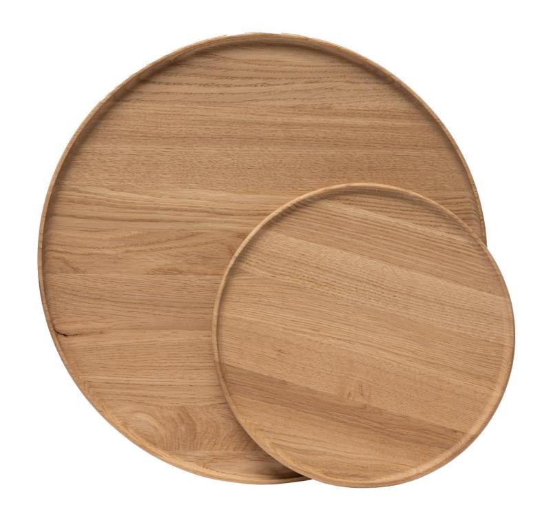 Vassoio di Servizio Woodsea L - Vassoio Rotondo in Rovere Ø45 cm 1208971588