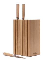 Woodsea Block Oak M - Portacoltelli in Quercia Blocco 17x12 cm 1208971610