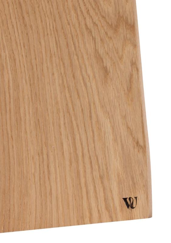Woodsea Serving S - Tagliere in rovere 55x17 cm con manico in pelle 1208971615