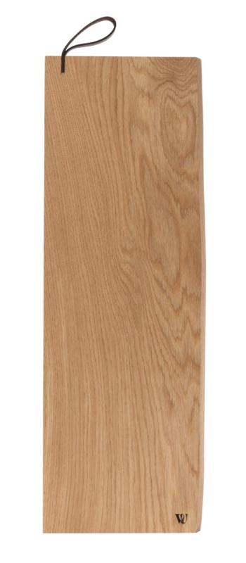 Woodsea Serving S - Tagliere in rovere 55x17 cm con manico in pelle 1208971615