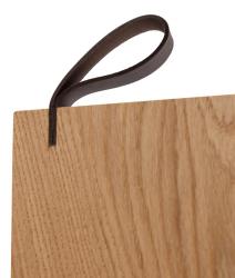 Woodsea Serving L - Tagliere in rovere 70x17 cm con manico in pelle 1208971616