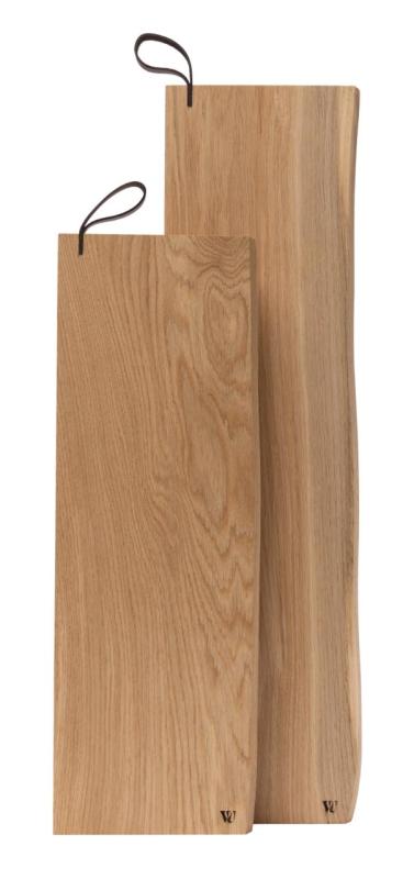 Woodsea Serving L - Tagliere in rovere 70x17 cm con manico in pelle 1208971616