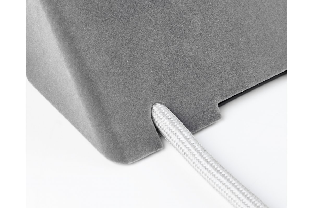 Presa per mobili SOFITO, 2xSCHUKO, USB A+C, cavo 1,5 m, grigio flock - Productafbeelding 9