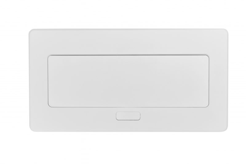 Presa per mobili MULTISOFT 2x Presa con messa a terra, USB A+C, RJ45, cavo di alimentazione con spina, Bianco