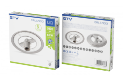 Luminaire per giardino e parchi a LED ORLANDO, 50 W, 5000 lm, 4000K, AC180-250V, IP65
