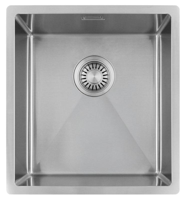 Pure.Sink Luxion Lavello in acciaio inox 36x40 cm sottopiano, incasso a filo e da appoggio  PLX3640-02