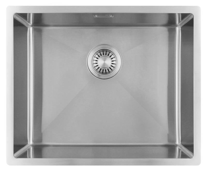Pure.Sink Luxion Lavello in acciaio inox 50x40 cm sottopiano, incasso a filo e da appoggio  PLX5040-02
