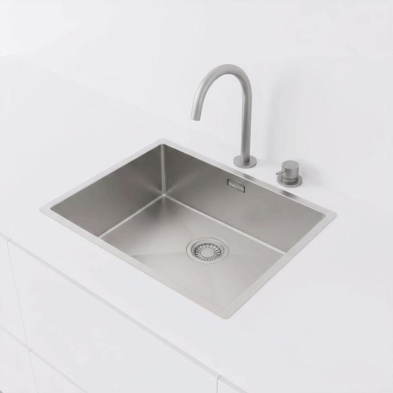 Pure.Sink Luxion Lavello in acciaio inox 50x40 cm sottopiano, incasso a filo e da appoggio  PLX5040-02