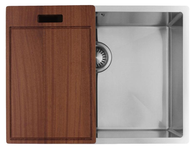 Pure.Sink Luxion Lavello in acciaio inox 55x40 cm sottopiano, incasso a filo e da appoggio PLX5540-02