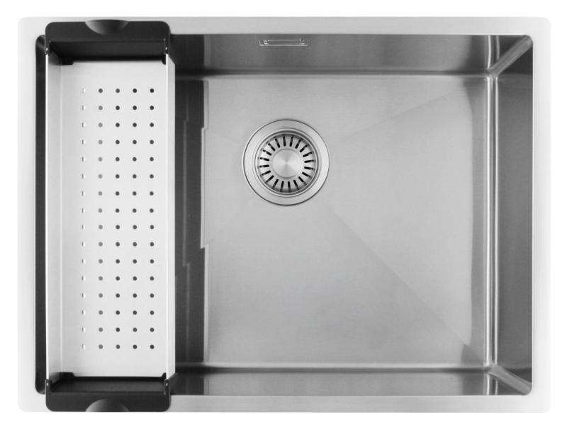 Pure.Sink Luxion Lavello in acciaio inox 55x40 cm sottopiano, incasso a filo e da appoggio PLX5540-02