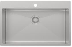 Pure.Sink Luxion Grande lavello in acciaio inox 78x50 cm Tapwing con foro per rubinetto PLX7850T-02
