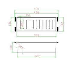 Pure.Sink Luxion Inserto nero per lavello PLXCOL-63