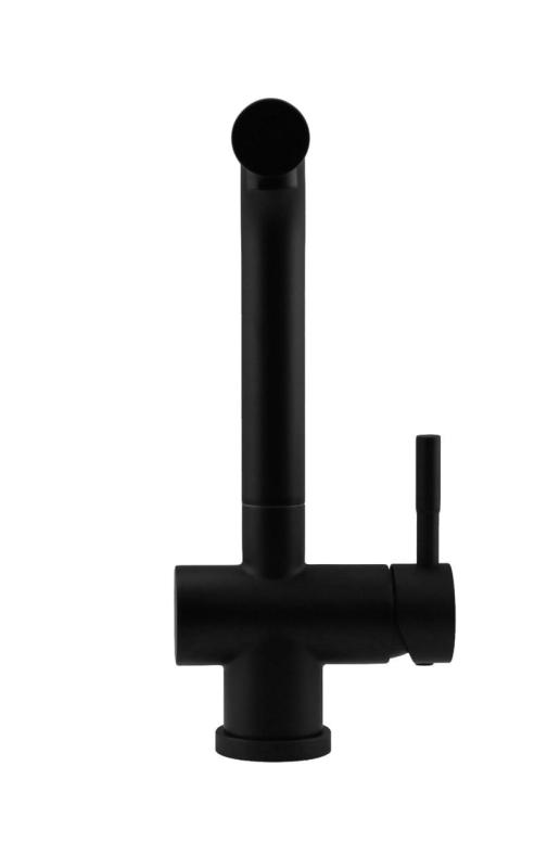 Pure.Sink Elite Steel Pulse-S rubinetto da cucina Nero Opaco con beccuccio estraibile e modalità spray PS8500-10